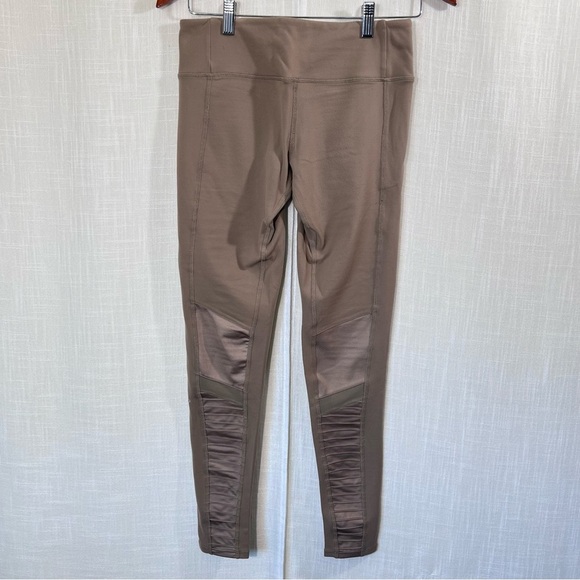 Alo Yoga Moto Gravel Gloss High Waisted Athletic Workout Gym Leggings Size S - Picture 6 of 12